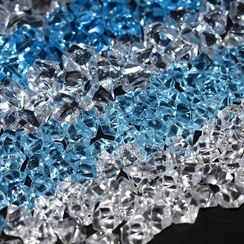 Acryl Crushed Ice Steine Bunte Kristall Edelsteine Für Fotografie Requisiten Aquarium Dekoration DIY Schmuck Basteln
