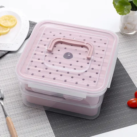 Πλαστικό Κουτί Bento Φορητό Lunch Box Κατάλληλο για Φούρνο Μικροκυμάτων Με Διαμερίσματα Δοχείο Αποθήκευσης Τροφίμων Για Γραφείο Πικνίκ Ταξίδι