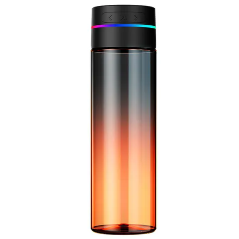 Smart Bluetooth Sports Water Bottle Large Capacity Portable Music Space Cup With LED Colorful Lights For Fitness Outdoor