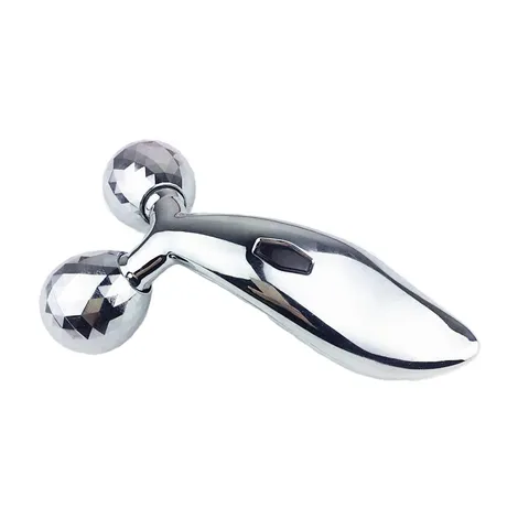 3D Roller Face Massager V Shaped Lifting Facial Massager Handheld Anti Aging Skin Tightening Tool For Face Eyes Body