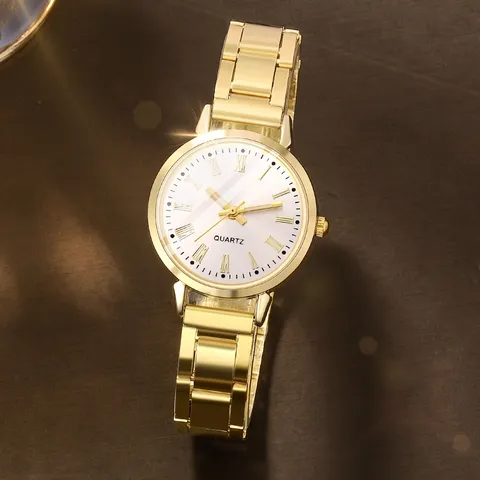 Luxus Legierung Strass Damen Quarzuhr Und Herz Armband Mode Römische Ziffern Schmuck Armbanduhr Zubehör Für Damen