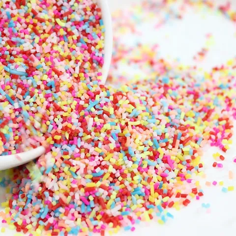 Simulation Pâte Polymère Vermicelles Colorés Bâtonnets de Chocolat Pour Colle à Crème Accessoires DIY Décoration de Nourriture