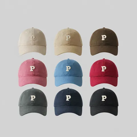 Unisex Baumwolle Baseballkappe Einfache Buchstabenstickerei Verstellbare Gebogene Krempe Sonnenhut Lässige Paar Sport Kappen