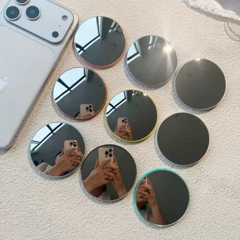 Magnetischer Telefon-Rückspiegel Reise-Vlog Selfie-Requisite Weitwinkel-Konvex-Reflektierender Kleiner Rundspiegel Smartphone-Zubehör