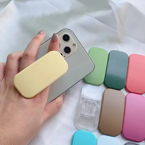 Supporto Scorrevole per Cellulare in PC Colore Macaron Universale Supporto Trasparente per Smartphone e Tablet da Scrivania