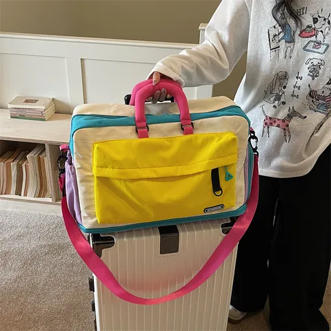 Moda Espandibile Borsa da Viaggio Sportiva Separazione Asciutto Bagnato Palestra Impermeabile