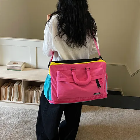 Moda Espandibile Borsa da Viaggio Sportiva Separazione Asciutto Bagnato Palestra Impermeabile