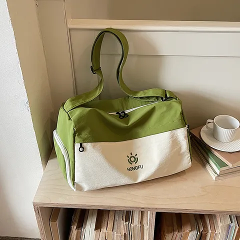 Waterproof Travel Duffle Bag Large Capacity Dry Wet Separation Weekend Bag Lightweight Overnight Luggage Bag For Women