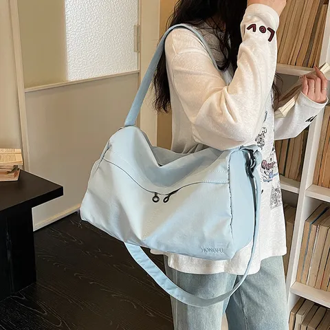Grand Sac de Voyage Duffel Imperméable Tissu Oxford Bagage Court Séjour Avec Séparation Humide Sèche Compartiment Chaussures