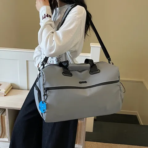 Grand Sac De Voyage Duffel Séparation Humide Et Sec Étanche Sac De Bagage Casual Avec Compartiment Chaussures