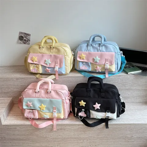 Large Capacity Yoga Gym Bag With Shoe Compartment Wet Dry Separation Travel Duffel Bag Fitness Bag For Women