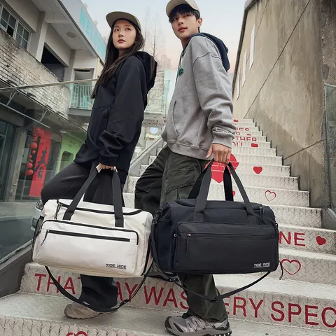 Large Capacity Waterproof Travel Bag Multi-Function Sports Fitness Swimming Luggage Bag With Wet Dry Separation And Shoe Compartment