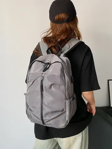 Mochila para Hombre de Gran Capacidad Informal al Aire Libre Viajes Impermeable Tela Oxford Bolsa de Escuela Business Laptop Mochila para Estudiantes Adultos