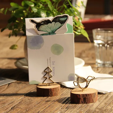 Porte Clip Memo En Bois Vintage Zakka Support Photo De Rangement Pour Bureau Decoration De Bureau