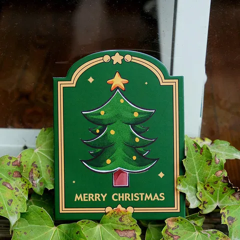 Biglietti Auguri Natale Arco Pieghevoli Xmas Messaggio Cartoncino Festivo Biglietti Con Buste Per Auguri Di Festa Famiglia Amici