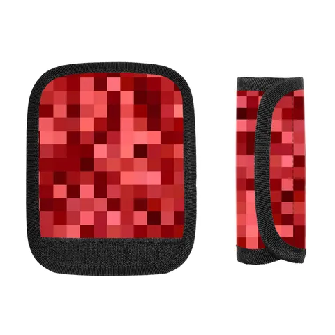 Pixelmuster Gepäckgriffschutz Filz Baumwolle Leinen Koffergriffabdeckung Für Reisetaschen Zubehör