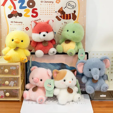 Simpatico Giocattolo di Peluche Animale di Peluche Kawaii Bambola Morbida Cartone Animato Panda Pinguino Coniglio Bradipo Regalo per Bambini