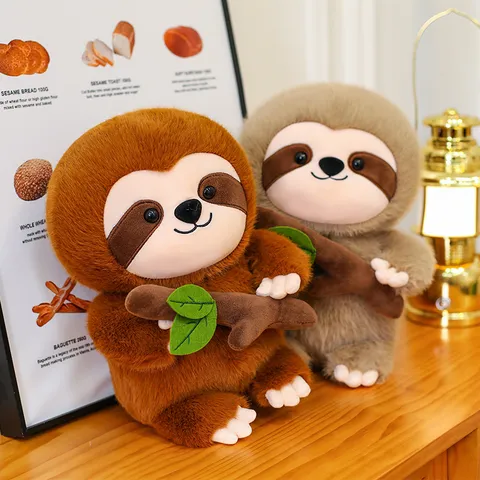 Cute Sloth Stuffed Animal Plush Toy Cartoon Animal Doll Soft Companion Toy Birthday Gift For Kids And Friends