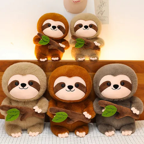 Cute Sloth Stuffed Animal Plush Toy Cartoon Animal Doll Soft Companion Toy Birthday Gift For Kids And Friends