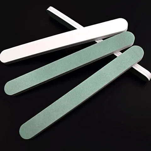Nail Buffer Strip Double Sided Fine Grit Sponge Nail File Professional Manicure Polishing Tool For Nail Care