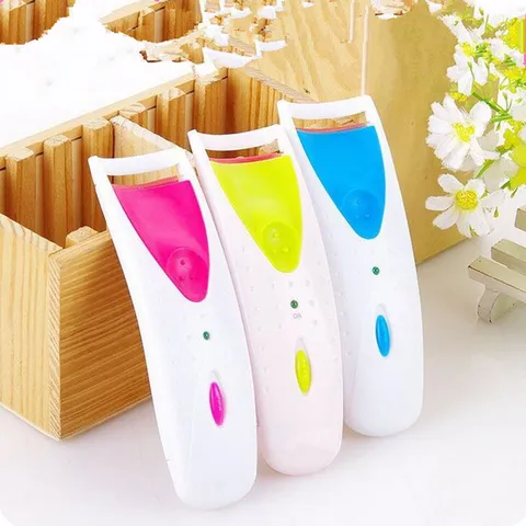 Portable Electric Eyelash Curler Smart Temperature Control Heated Eyelash Curler Natural Long Lasting Curl Eye Makeup Beauty Tool
