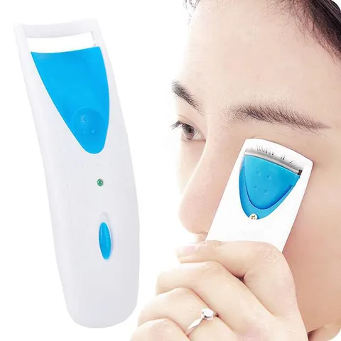 Portable Electric Eyelash Curler Smart Temperature Control Heated Eyelash Curler Natural Long Lasting Curl Eye Makeup Beauty Tool