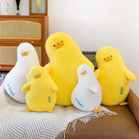 Schattig Eend Pluche Speelgoed Gevuld Dier Zacht Kussen Cartoon Pop Verjaardagscadeau Huisdecoratie