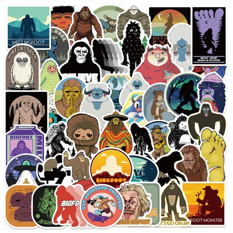 Pegatinas Impermeables Cartoon Bigfoot Graffiti Calcomanías de Vinilo Para Laptop Equipaje Coche Patineta Pegatina Decorativa DIY