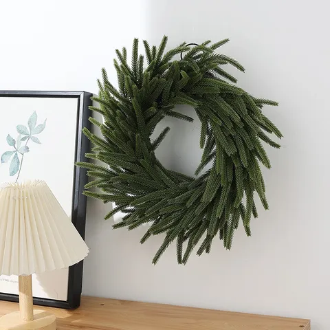 Artificial Norfolk Pine Garland Fake Greenery Pine Needles Vine For Christmas Home Wall Decor Holiday Party Hanging Plant