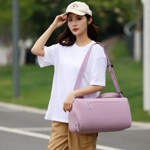 Grande Capacità Borsone da Viaggio Impermeabile Leggero Notte Palestra Bagaglio Casual Spalla Tracolla Borsa Per Unisex