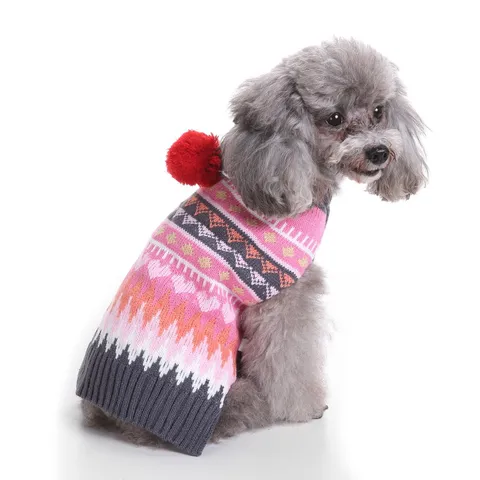 Pet Dog Cat Knitwear Turtleneck Warm Two-Legged Sweater Cute Winter Autumn Apparel Puppy Clothes