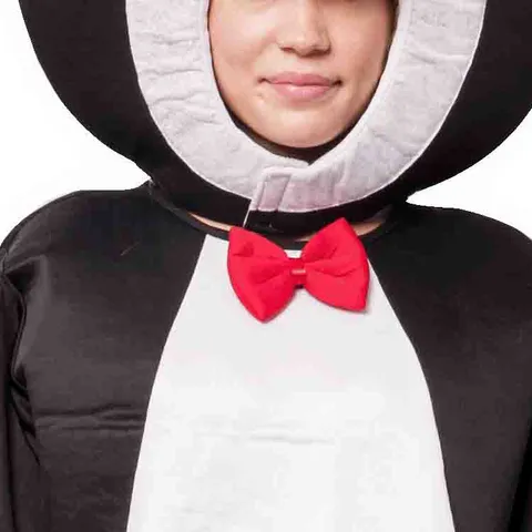 Women Adult Polyester Penguin Cosplay Costume Cute Animal Stage Performance Outfit Holiday Party Fancy Dress Jumpsuit
