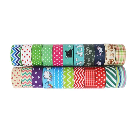 DIY Decorative Washi Tape Cute Cartoon Unicorn Animal Pattern Masking Tape For Bullet Journaling Scrapbooking Craft Stationery