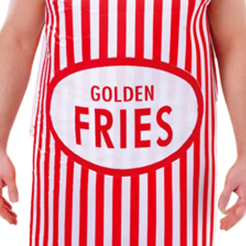 Novelty French Fries Food Costume For Adults Halloween Party Cosplay Stage Performance Jumpsuit With Headpiece Funny Outfit