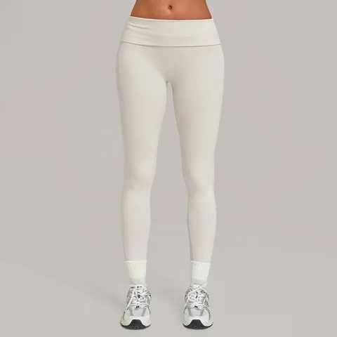 Dames High Waist Omslagband Yogabroek Gerafelde Details Bil Lifting Sneldrogend Leggings Atletische Sport Tights