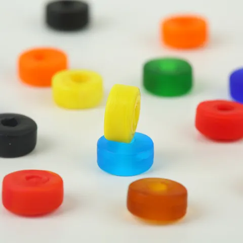 Handmade Frosted Glass Barrel Beads Acid-Washed Spacer Loose Beads For DIY Jewelry Making Bracelet Necklace Craft Accessories