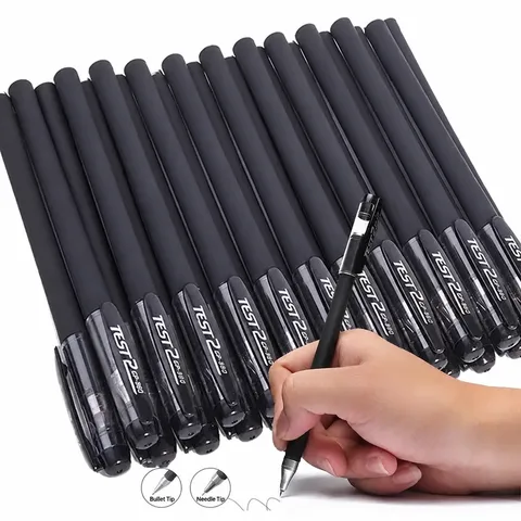 Μινιμαλιστικό Ματ Πλαστικό Carbon Στυλό Gel Επιχειρησιακό Γραφείο Υπογραφή Στυλό Εξέταση Φοιτητών Στυλό Γραφής Ομαλή Μελάνη