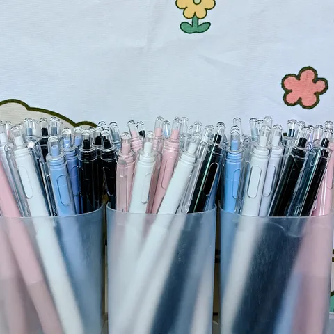 Anasyromeno Gel Pen Chroma Morandi 0.5mm Myto ST Grigori Stegno Mavri Melani Pen Gia Foiti Exetasi Grafeio Graphi Grafiki Yli