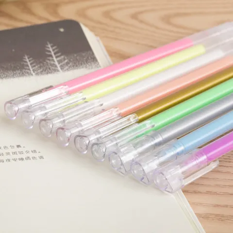 Seira Diaphanon Stylon Gel Highlighter Chroma Plastika Stylographes Mathitiki Grafiki Yli
