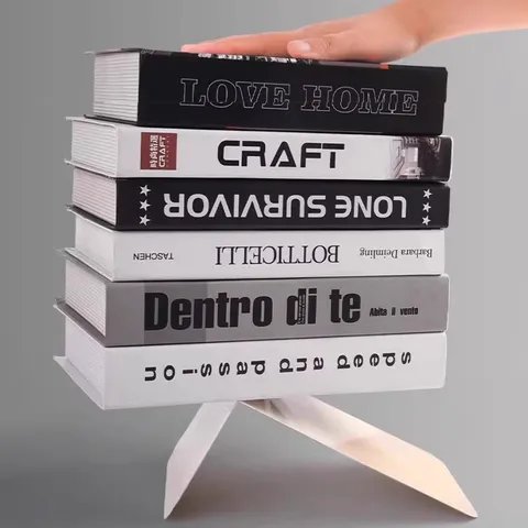Minimalist L Shaped Plastic Bookends Heavy Duty Book Stopper Desktop Desk Organizer Holder For Books Office School Supplies