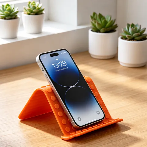 Flexibles Silikon Handyhalter Faule Halterung Tragbare Biegbare Desktop Halterung Mit Karabiner Für Handy Tablet Schreibtisch