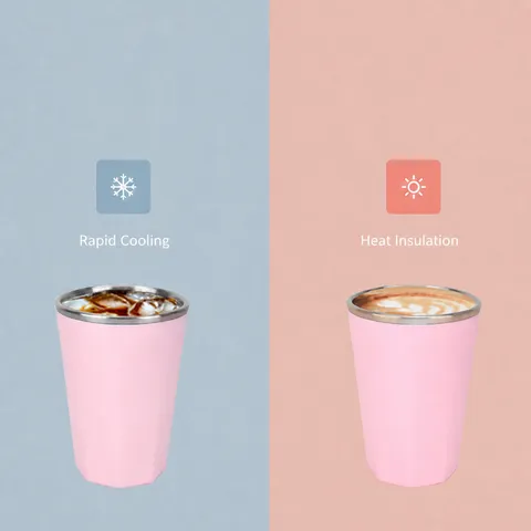 304 Stainless Steel Freezing Cup Double Wall Insulated Tumbler Cola Beer Wine Chilling Cup Fast Cooling Portable Drinking Mug