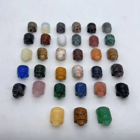 Natural Crystal Gemstone Mini Turtle Figurine Hand Carved Healing Stone Sea Turtle Statue Miniature Animal Carving Desk Decor