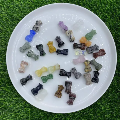 Natural Gemstone Goddess Torso Figurine Hand Carved Crystal Female Body Sculpture Mini Goddess Statue Healing Stone Home Decor