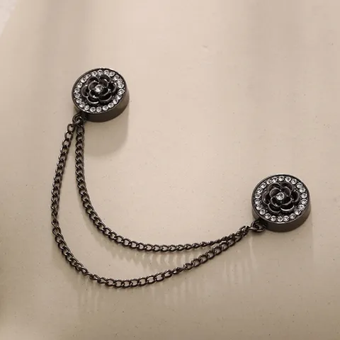 Multifunctionele Magnetische Kledingbroche Strass Camelia Hart Sjaalclip Kledingaanpassing Gesp Sieraden