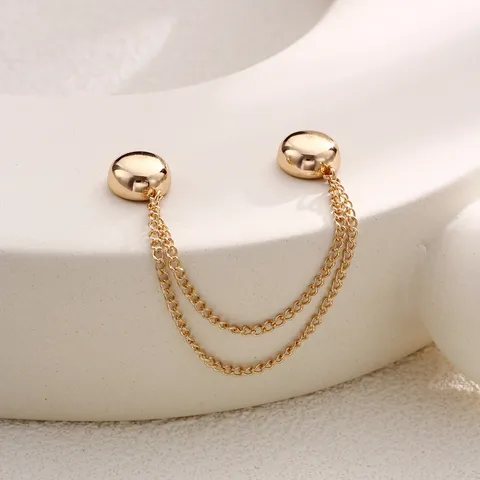 Zinc Alloy Strong Magnetic Clothing Fixing Clip And Chain Pant Cuffs Shortening Artifact Fashion Accessory