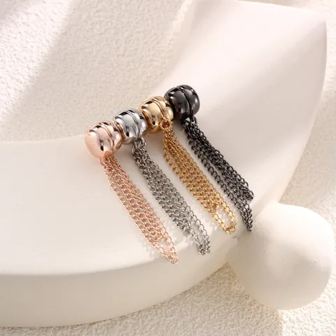 Zinc Alloy Strong Magnetic Clothing Fixing Clip And Chain Pant Cuffs Shortening Artifact Fashion Accessory