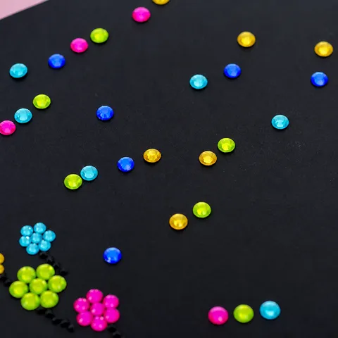 Acrylic Diamond Stickers DIY Crystal Rhinestone Gem Stickers Self Adhesive Phone Album Makeup Party Decorative Stickers