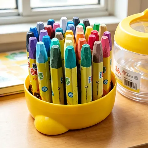 Portable Barrel Oil Pastels Set Smooth Drawing Coloring Crayons Art Supplies For Children School Painting