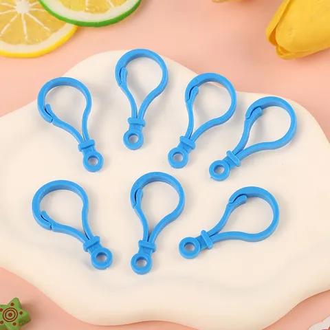 Colorful Plastic Bulb Lobster Clasps DIY Jewelry Accessories Cute Keychains Toy Pendants Craft Supplies For Handmade